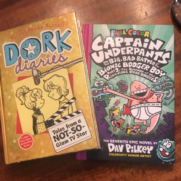 Kid’s Books (2) Dork Diaries Vol 7 and Captain Underpants - Hardcover - Picture 11 of 11